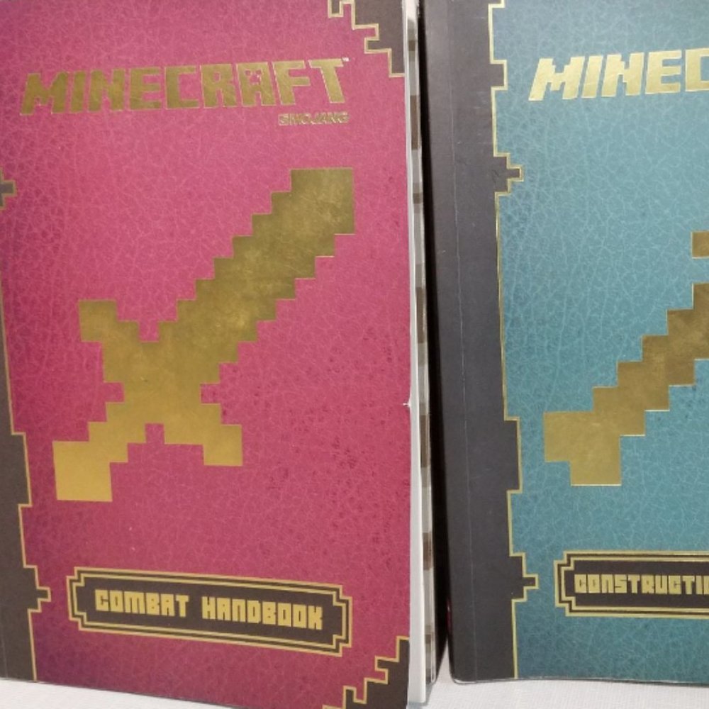 Set of 2 Hardcover Minecraft Handbooks